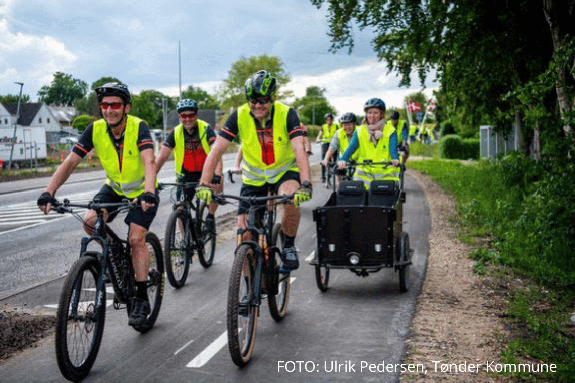  Tønder Kommune har indviet ny cykelsti mellem Agerskov og Branderup